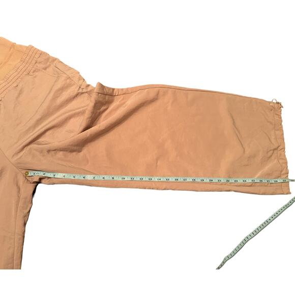 Dion Lee Double Waistband Nylon Track Pants Beige Tan 8 / 10 / Large - Picture 15 of 16